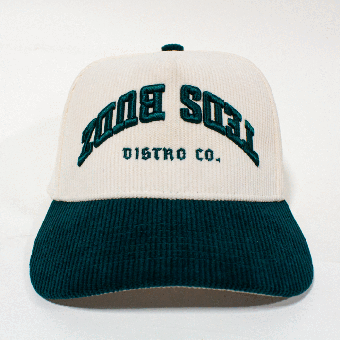 Emerald Green Corduroy Hat
